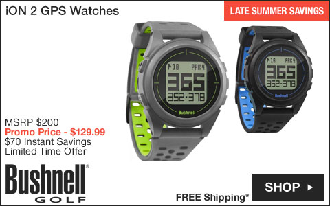 Bushnell iON 2 GPS Golf Watches - ON SALE