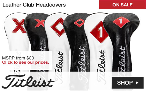 Titleist Leather Golf Club Headcovers - ON SALE