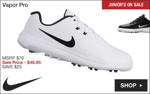 Nike Vapor Pro Junior Golf Shoes - ON SALE