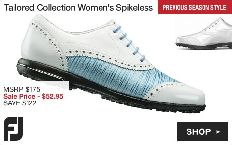 FJ Tailored Collection Women's Spikeless Golf Shoes - CLOSEOUTS