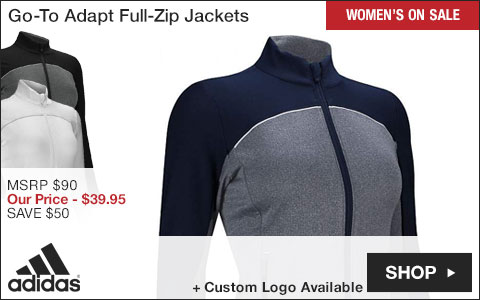 Adidas Women's Go-To Adapt Full-Zip Golf Jackets - ON SALE