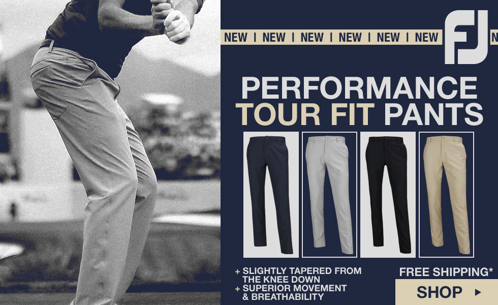 New FJ 	Performance Tour Fit Golf Pants