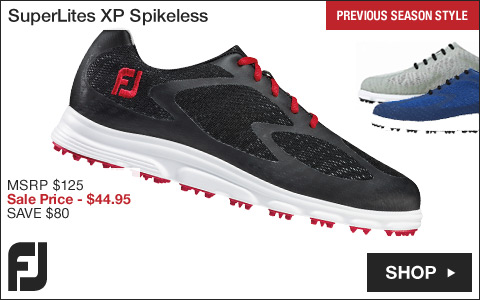 FJ SuperLites XP Spikeless Golf Shoes - Previous Season Shoe Style