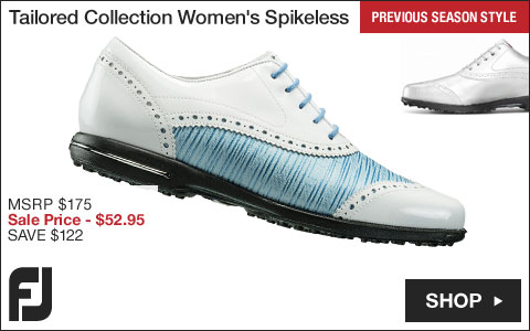 FJ Tailored Collection Women's Spikeless Golf Shoes - CLOSEOUTS