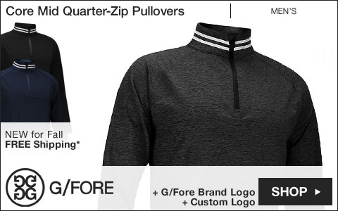 G/Fore Core Mid Quarter-Zip Golf Pullovers