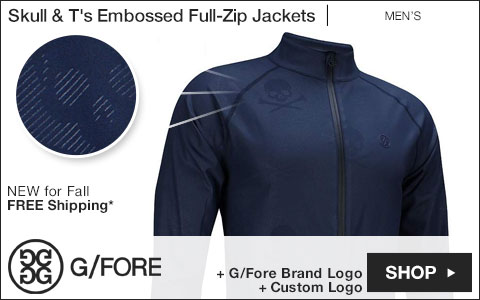 G/Fore Skull & T's Embossed Full-Zip Golf Jackets