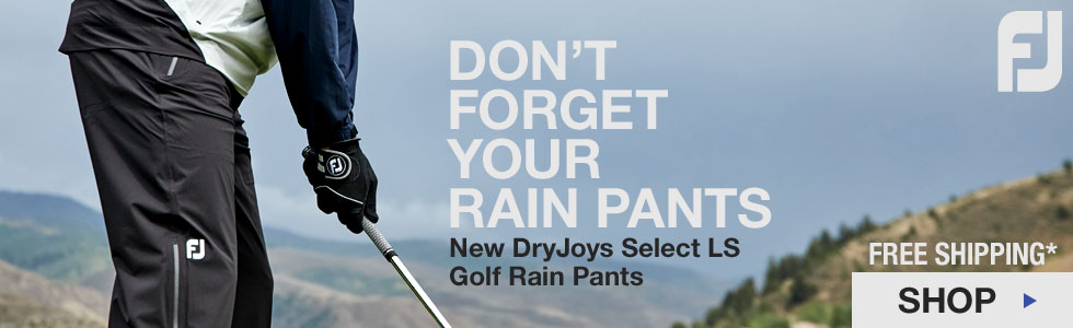 FJ DryJoys Select LS Golf Rain Pants