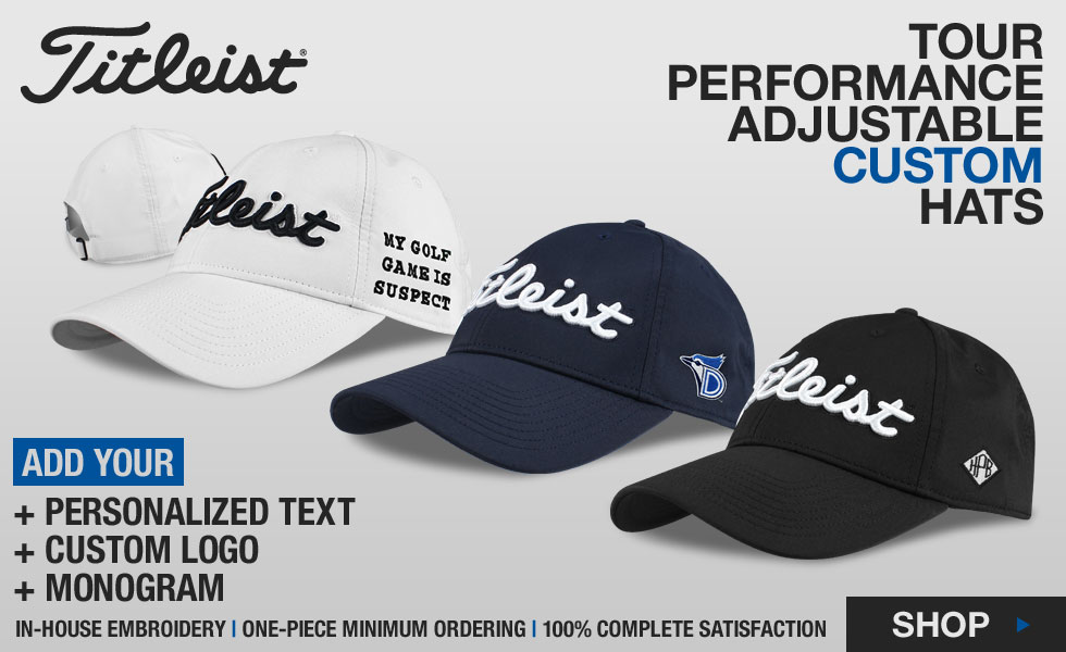 Titleist Tour Performance Adjustable Custom Golf Hats