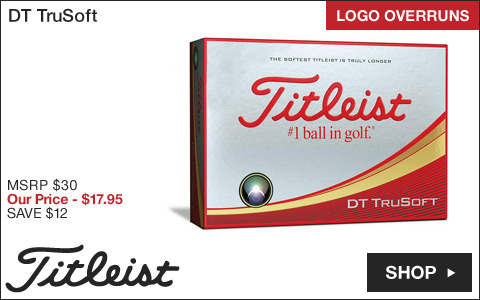 Titleist DT TruSoft Golf Balls - Logo Overruns