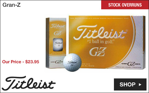 Titleist Gran-Z Golf Balls - Stock Overruns