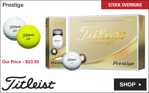 Titleist Prestige Golf Balls - Stock Overruns