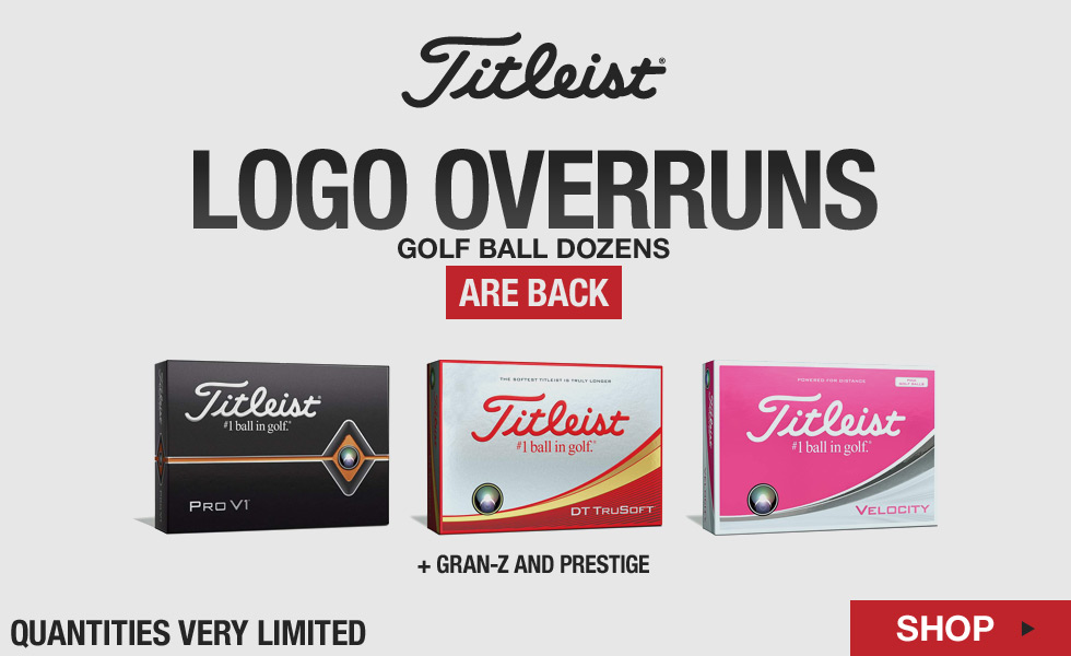 Titleist Logo Overrun Golf Balls