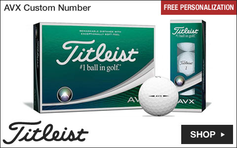 Titleist AVX Custom Number Personalized Golf Balls - Free Personalization for the Holidays