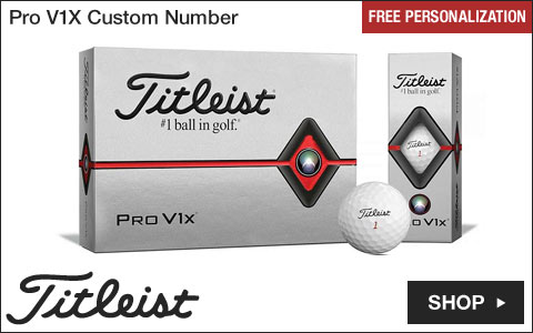 Titleist Pro V1X Custom Number Personalized Golf Balls - Free Personalization for the Holidays