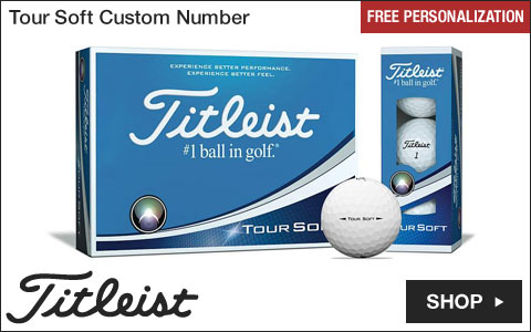 Titleist Tour Soft Custom Number Personalized Golf Balls - Free Personalization for the Holidays