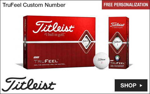 Titleist 	TruFeel Custom Number Personalized Golf Balls - Free Personalization for the Holidays