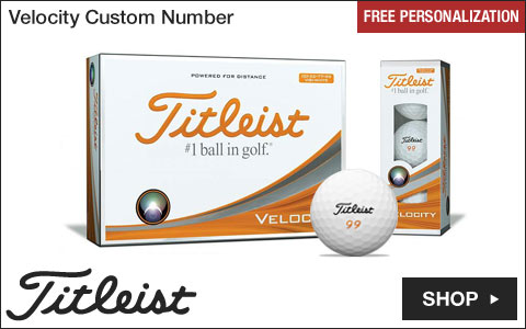 Titleist 	Velocity Custom Number Personalized Golf Balls - Free Personalization for the Holidays