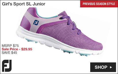 FJ Girl's Sport SL Junior Golf Shoes - Previous Season Style