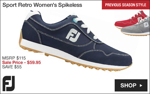 FJ Sport Retro Women's Spikeless Golf Shoes - ON SALE