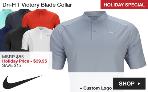 Nike Dri-FIT Victory Blade Collar Golf Shirts