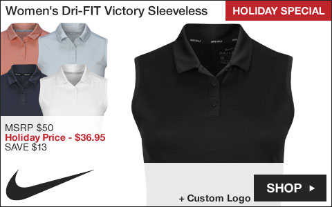 Nike Women's Dri-FIT Victory Sleeveless Golf Shirts