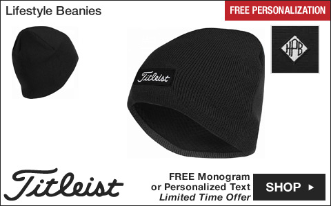 Titleist Lifestyle Golf Beanies - ON SALE - Free Personalization for the Holidays