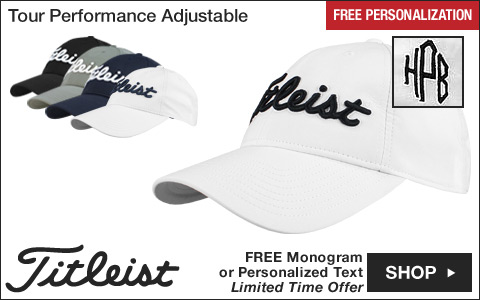 Titleist 	Tour Performance Adjustable Custom Golf Hats - Free Personalization for the Holidays