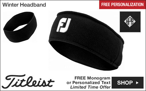 Titleist Winter Golf Headband - Free Personalization for the Holidays