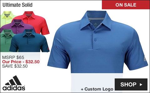 Adidas Ultimate Solid Golf Shirts - ON SALE