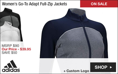 Adidas Women's Go-To Adapt Full-Zip Golf Jackets - ON SALE