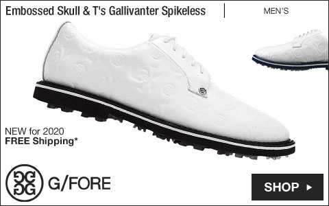 G/Fore Embossed Skull & T's Gallivanter Spikeless Golf Shoes