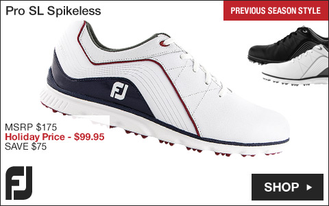 FJ NEW Pro SL Spikeless Golf Shoes - Previous Season Style