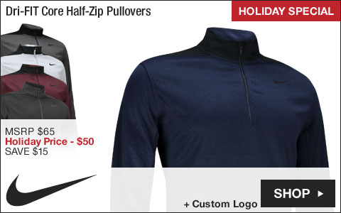 Nike Dri-FIT Core Half-Zip Golf Pullovers