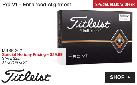 Titleist Pro V1 Golf Balls - Enhanced Alignment - Special Holiday Offer