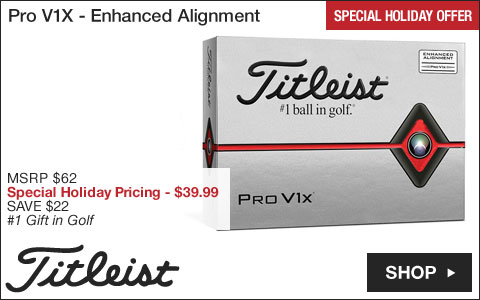 Titleist Pro V1X Golf Balls - Enhanced Alignment - Special Holiday Offer