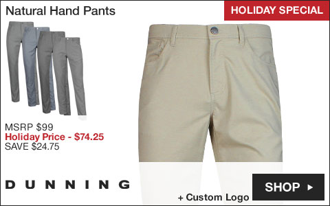 Dunning Heathered 5-Pocket Golf Pants - HOLIDAY SPECIAL