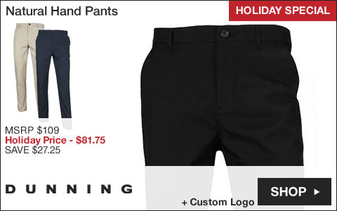 Dunning Natural Hand Golf Pants - HOLIDAY SPECIAL