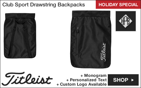 Titleist Club Sport Golf Drawstring Backpacks - HOLIDAY SPECIAL