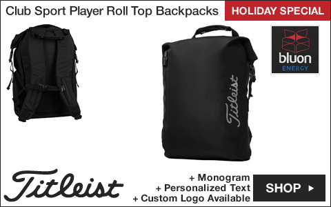 Titleist Club Sport Player Roll Top Golf Backpacks - HOLIDAY SPECIAL