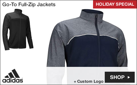 Adidas Go-To Full-Zip Golf Jackets - HOLIDAY SPECIAL