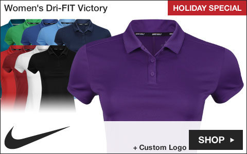 Nike Women's Dri-FIT Victory Golf Shirts - HOLIDAY SPECIAL