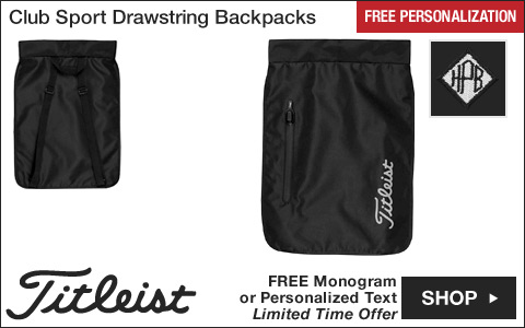 Titleist Club Sport Golf Drawstring Backpacks - HOLIDAY SPECIAL