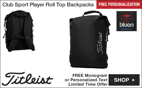 Titleist Club Sport Player Roll Top Golf Backpacks - HOLIDAY SPECIAL