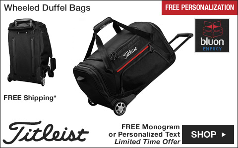 Titleist Wheeled Golf Duffel Bags - HOLIDAY SPECIAL