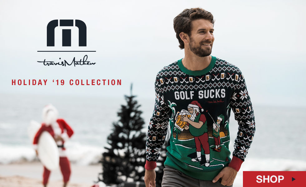 Travis Mathew Holiday Collection at Golf Locker