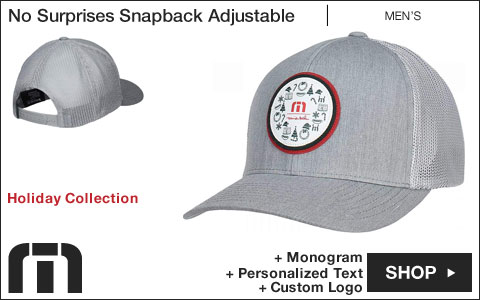 TravisMathew No Surprises Snapback Adjustable Golf Hats