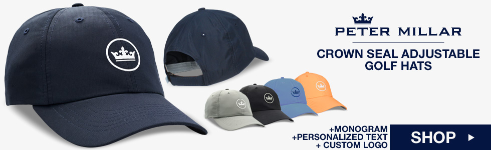 Peter Millar at Golf Locker - Crown Seal Adjustable Golf Hats