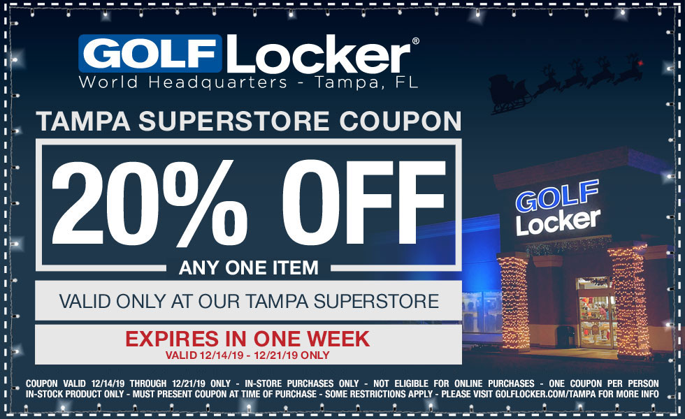 Golf Locker Tampa Coupon