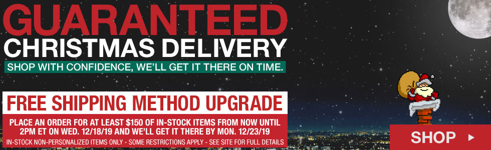 FREE Shipping Method Upgrade for Christmas Delivery