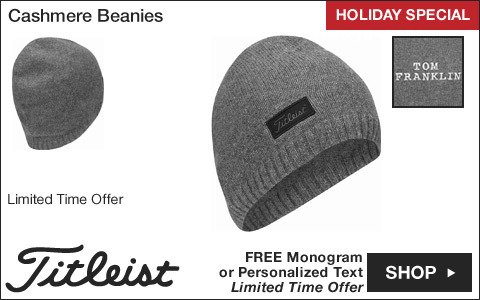 Titleist Cashmere Golf Beanies - HOLIDAY SPECIAL